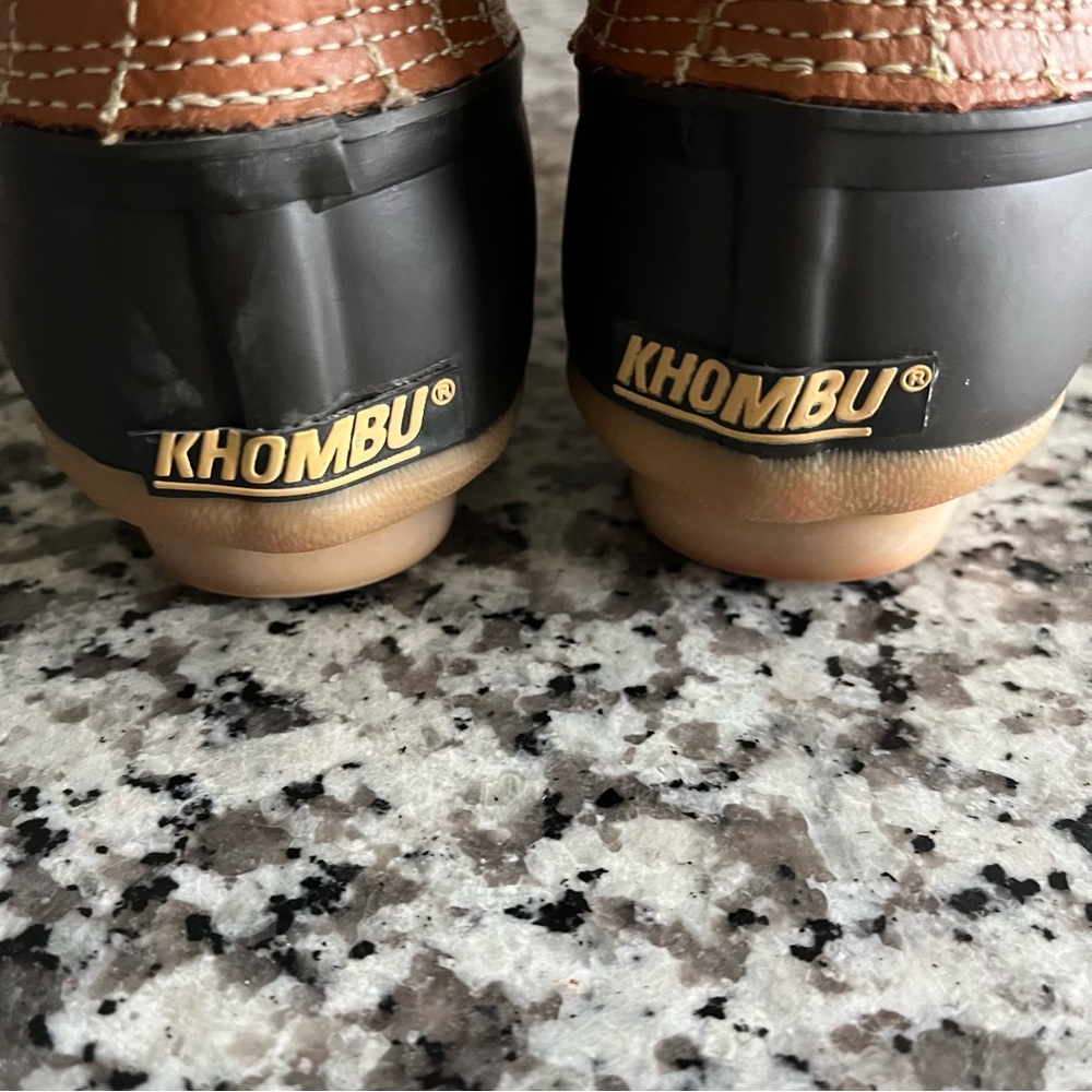 Khombu Women's Lauren Leather Duck Boots 6M - Picture 5 of 8